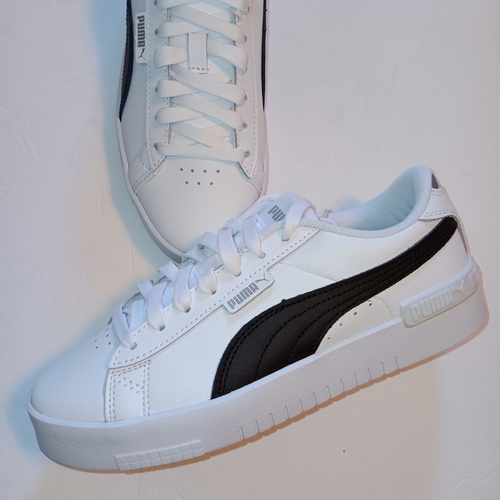 Puma Jada Sneakers Blk/White/Silver Size 7.5 Medium NEW IN BOX